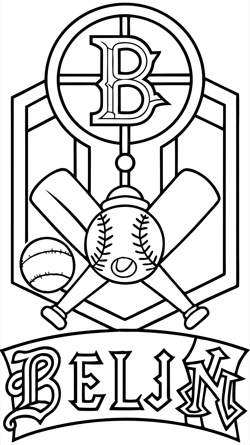 boston red sox coloring pages